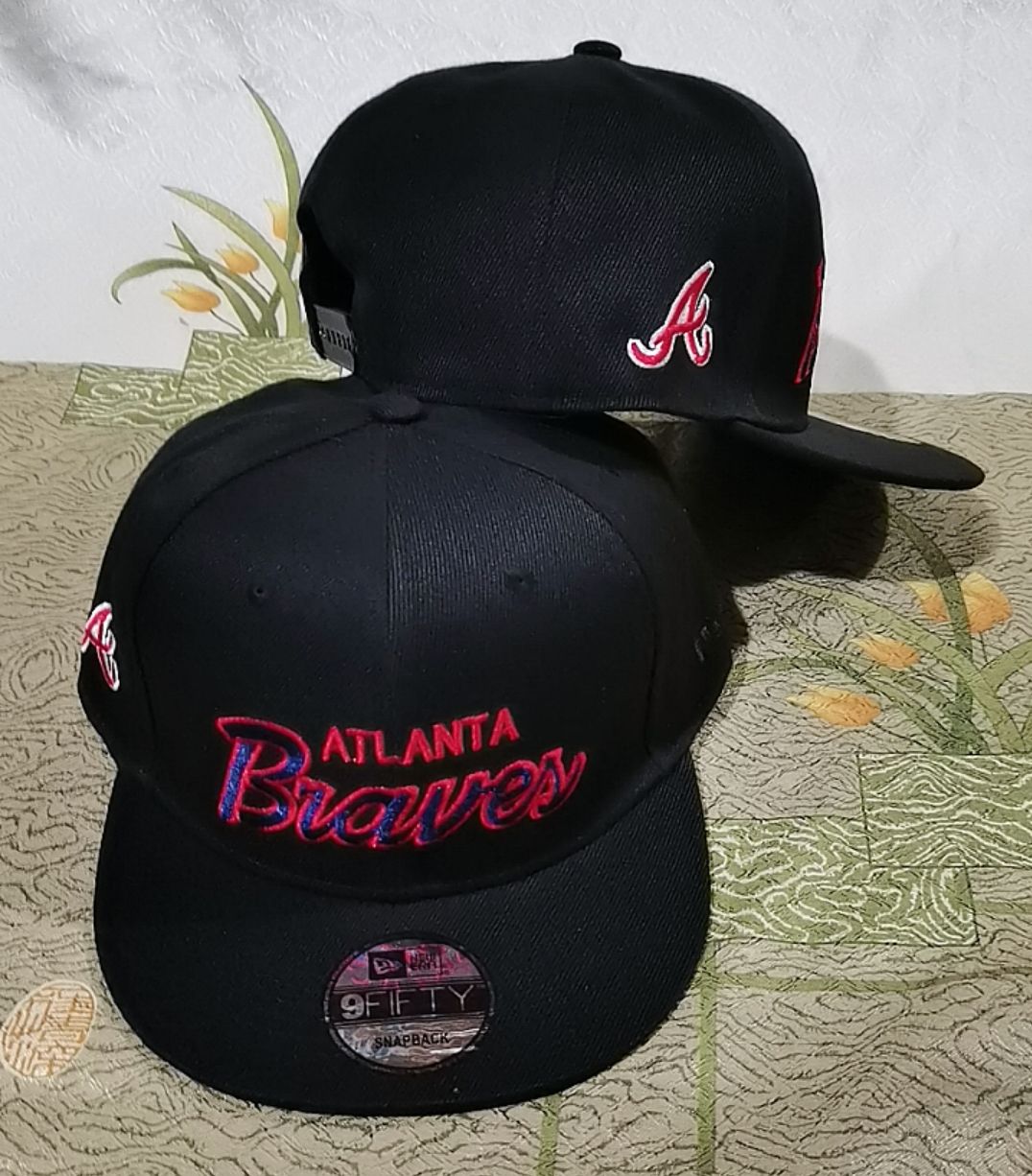 Atlanta Braves black style 2025 MLB hat YS
